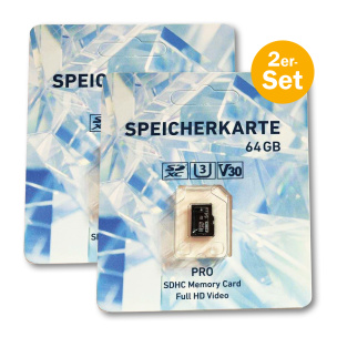 Sparset 2 Speicherkarten (2 x 64GB)