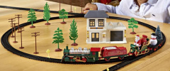 Eisenbahn Set "Weihnachtszug" 49 tlg. - Exklusives Angebot!