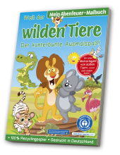 Malbuch Blauer Engel: Wilde Tiere