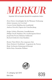 MERKUR 4/2019. Nr.839