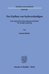 Der Einfluss von Sachverständigen.