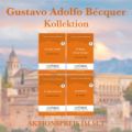 Gustavo Adolfo Bécquer Kollektion (Bücher + 4 Audio-CDs) - Lesemethode von Ilya Frank, m. 4 Audio-CD, m. 4 Audio, m. 4 Audio, 4 Teile