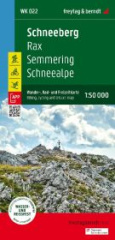 Schneeberg - Rax, Wander-, Rad- und Freizeitkarte 1:50.000, freytag & berndt, WK 022