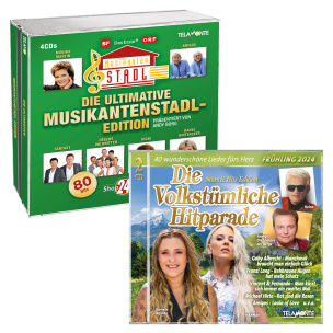 Die ultimative Musikantenstadl-Edition + Die Volkstümliche Hitparade Frühling 2024