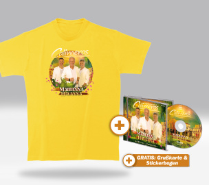Marianna Havanna Fan-Set T-Shirt (S) + CD + GRATIS Stickerbogen & Grußkarte