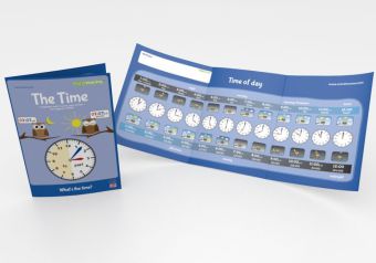 mindmemo Lernfolder - The Time - What's the time? - Die Uhrzeit auf Englisch lernen