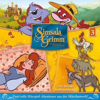 SimsalaGrimm - Dornröschen / Die Bremer Stadtmusikanten, 1 Audio-CD