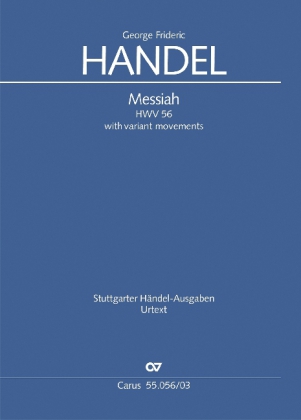 Der Messias HWV 56 (englisch), Klavierauszug, m. Variantensätzen