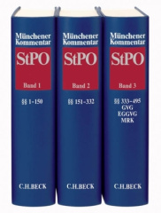 Münchener Kommentar zur Strafprozessordnung (StPO), 3 Bde. (zur Subskription)