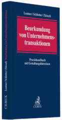 Beurkundung von Unternehmenstransaktionen