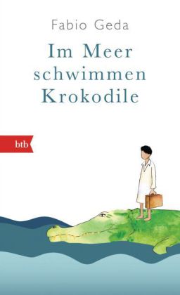 Im Meer schwimmen Krokodile