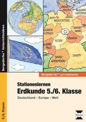 Stationenlernen Erdkunde 5./6. Klasse, m. CD-ROM