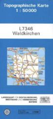 Topographische Karte Bayern Waldkirchen